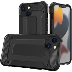 Mobigear Outdoor iPhone 16 Hoesje Hardcase Backcover Shockproof - Zwart