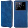 Mobigear Retro Slim Vivo X80 Pro Hoesje Bookcase Portemonnee - Blauw