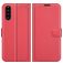 Mobigear Classic Sony Xperia 10 III Hoesje Bookcase Portemonnee - Rood
