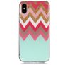 Mobigear Design iPhone XS Max Hoesje Flexibel TPU Backcover - Tribal Stripe