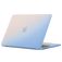 Mobigear Rainbow Matte MacBook Air 15 Inch (2023-2026) Hoes Hardshell Laptopcover MacBook Case - Blauw - Model A2941 / A3114 / A3241 / A3448
