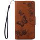 Mobigear Butterfly iPhone SE (2020) Hoesje Bookcase Portemonnee - Bruin