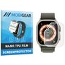 Mobigear Apple Watch Ultra - 49 mm Screenprotector Folie - Case Friendly - Zwart