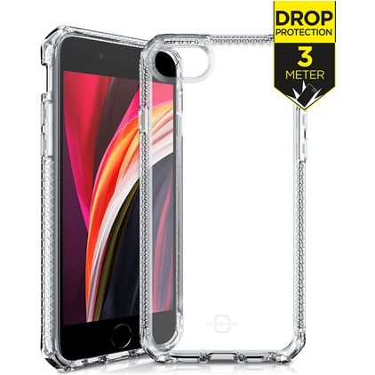 ITSkins SpectrumClear Doorzichtig iPhone SE (2020) Hoesje Flexibel TPU Backcover Shockproof - Transparant