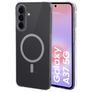 Mobiparts Classic Doorzichtig Samsung Galaxy A37 MagSafe Hoesje Flexibel TPU Backcover - Transparant