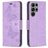 Mobigear Butterfly Samsung Galaxy S23 Ultra Hoesje Bookcase Portemonnee - Paars