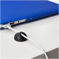 Grab n Go Cable Clips Sticky Cable Organizer - Zwart (8-Pack)