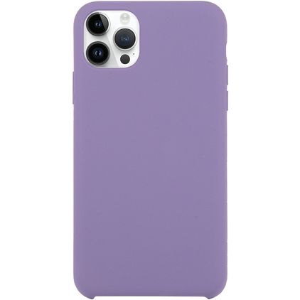 Mobigear Rubber Touch iPhone 15 Pro Siliconen Hoesje Backcover - Paars