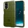 Mobigear Rugged Shield Realme 7 Pro Hoesje Flexibel TPU Backcover Shockproof - Groen