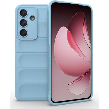 Mobigear Bumpy Samsung Galaxy S25 FE Hoesje Flexibel TPU Backcover - Blauw