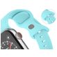 Mobigear Sport Dual Siliconen Apple Watch Bandje Druksluiting - 49/46/45/44 mm - Paars