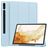 Mobigear Tri-Fold Gel Samsung Galaxy Tab S9 Plus Hoes TPU,Kunstleer Bookcase + Stylus Houder - Blauw