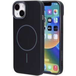 Mobiparts Slim Line iPhone 14 MagSafe Hoesje Hardcase Backcover - Onyx Black