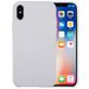 Mobigear Rubber Touch iPhone XS Siliconen Hoesje Backcover - Wit