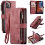 Caseme C30 iPhone 14 Plus Hoesje Bookcase Portemonnee - Rood