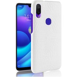 Mobigear Croco Xiaomi Redmi 7 Hoesje Hardcase Backcover - Wit