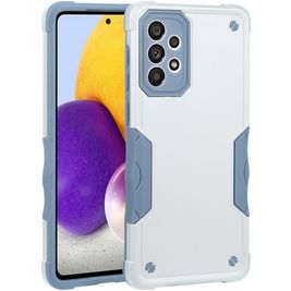 Mobigear Non-slip Armor Samsung Galaxy A73 Hoesje Hardcase Backcover Shockproof - Wit