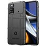 Mobigear Rugged Shield POCO X4 Pro 5G Hoesje Flexibel TPU Backcover Shockproof - Zwart