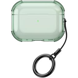 Mobigear Crystal Clip Apple AirPods Pro 3 Hoesje Flexibel TPU - Groen