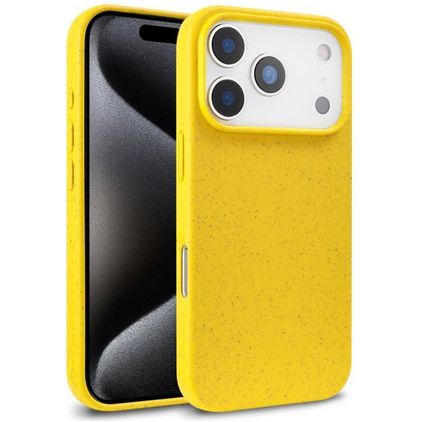 Mobigear Bio iPhone 18 Pro Max Hoesje Eco Friendly Backcover - Geel