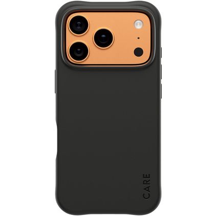 CARE by PanzerGlass Fashionable iPhone 17 Pro Siliconen MagSafe Hoesje Backcover - Zwart