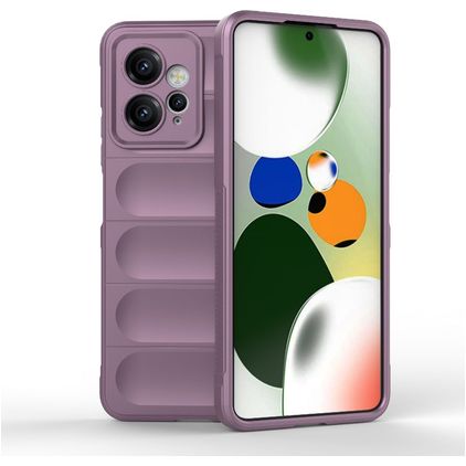 Mobigear Bumpy Xiaomi Redmi Note 12 Hoesje Flexibel TPU Backcover - Paars