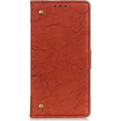 Mobigear Ranch Samsung Galaxy A90 Hoesje Bookcase Portemonnee - Bruin