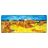 Mobigear Anti-Slip Muismat - 40 x 90 CM - Wheat stacks in Provence