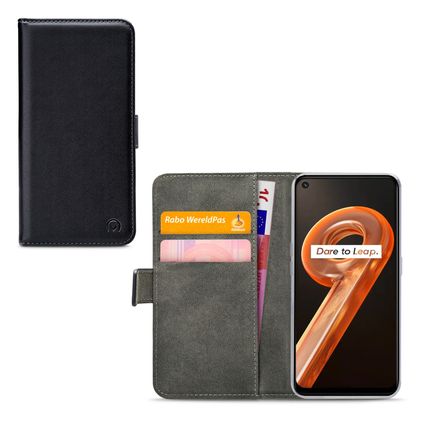 Mobilize Classic Gelly Wallet Realme 9i Hoesje Bookcase Portemonnee - Zwart