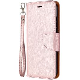 Mobigear Litchi Wallet Book Case Rose Gold Nokia 1.3