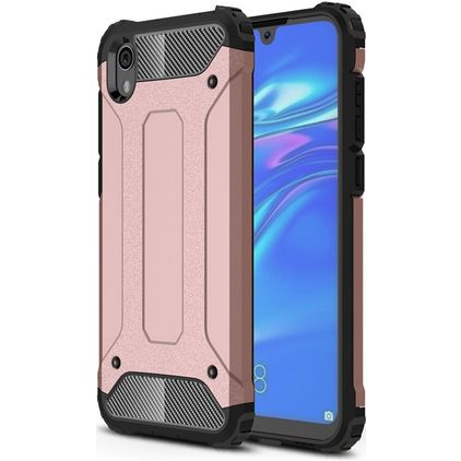 Mobigear Outdoor HONOR 8S Hoesje Hardcase Backcover Shockproof - Roségoud