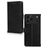 Mobilize Wallet iPhone 17 Pro Max Hoesje Echt Leer Bookcase Portemonnee - Zwart