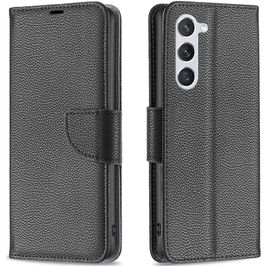 Mobigear Excellent Samsung Galaxy S23 Hoesje Bookcase Portemonnee - Zwart