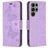 Mobigear Butterfly Samsung Galaxy S24 Ultra Hoesje Bookcase Portemonnee - Paars