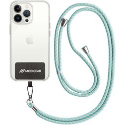 Mobigear Lanyard Universeel Telefoonkoord Verstelbaar - Roze / Groen