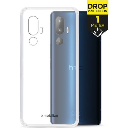 Mobilize Naked Protection Doorzichtig HTC U24 Pro Hoesje Hardcase Backcover Shockproof - Transparant