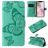 Mobigear Butterfly iPhone 16e Hoesje Bookcase Portemonnee - Groen