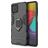 Mobigear Armor Ring Samsung Galaxy M53 Hoesje Hardcase Backcover Shockproof met Ringhouder - Zwart