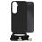 Mobilize Lanyard Gelly Samsung Galaxy A05s Flexibel TPU Hoesje met koord - Zwart