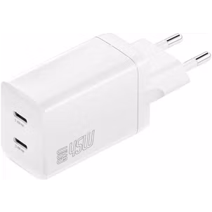 4Smarts GaN Dual USB-C Power Delivery 45W - Wit