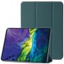 Mobigear Tri-Fold Gel iPad 11 (2025) Hoes TPU,Kunstleer Bookcase - Groen