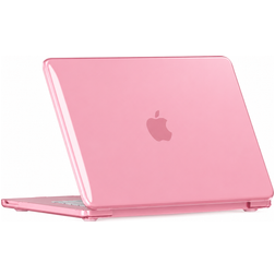 Mobigear Crystal Case MacBook Neo 13 Inch (2026) Hoes Hardshell Laptopcover MacBook Case - Roze - Model A3404