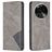 Mobigear Rhombus Slim OPPO Find X6 Pro Hoesje Bookcase - Grijs