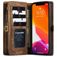 Caseme 008 iPhone 12 Mini Hoesje Uitneembare 2in1 Bookcase Portemonnee - Bruin