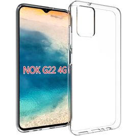 Mobigear Basics Doorzichtig Nokia G22 Hoesje Flexibel TPU Backcover - Transparant