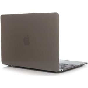 Mobigear Glossy MacBook 12 Inch (2015-2017) Hoes Hardshell Laptopcover MacBook Case - Grijs - Model A1534