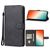 Mobigear Retro Samsung Galaxy S24 Plus Hoesje Bookcase Portemonnee - Zwart