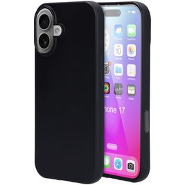 Mobiparts Classic iPhone 17 Hoesje Flexibel TPU Backcover - Zwart