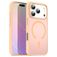 Mobigear Shockproof iPhone 17 Pro MagSafe Hoesje Hardcase Backcover - Rouge Powder