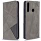 Mobigear Rhombus Slim Huawei P40 Lite E Hoesje Bookcase - Grijs